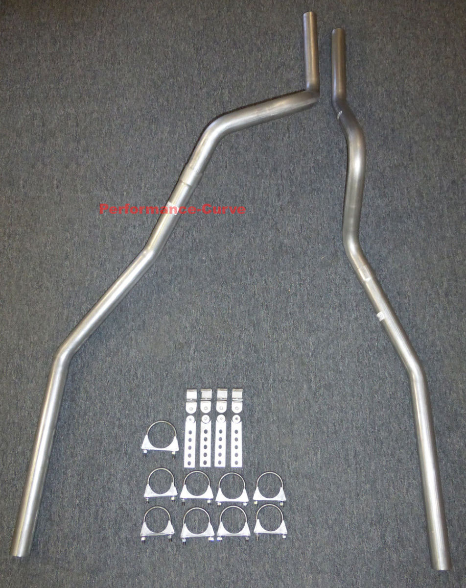 04 08 Ford F150 Truck Mandrel Bent Dual Exhaust Pipe Kit eBay