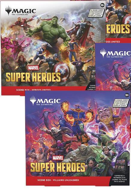 mtg avengers cards Magic: The Gathering Marvel Super Heroes Collectors Edition Commander Deck 4 Toughness MTG Marvel Super Heroes: WandaVision