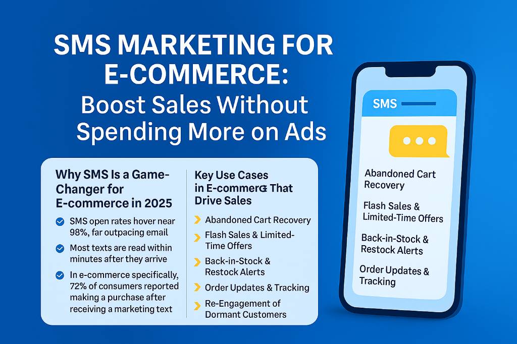 SMS Marketing for E-commerce: Boost Sales Without Spending More on Ads