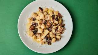 This is a photo of Pastaio's Christmas gnocchi special.
