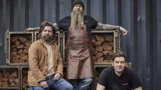 This is an image of Steve Ryan, Daniel Watkins and Andrew Clarke