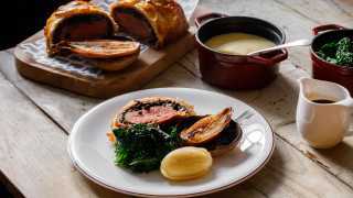 Colour image of the Beef Wellington at The Boot, Barnsley
