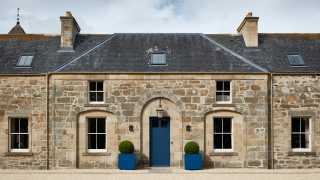 An image of the entrance to Newhall Mains hotel