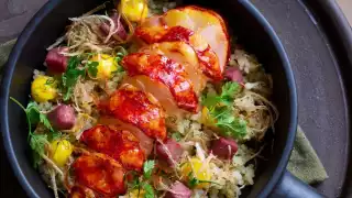 This is a photo of Maré's Lobster Rice