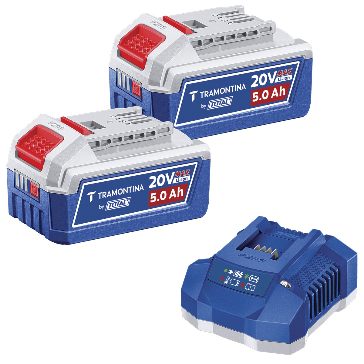 KIT 2 BATERIAS 20V 5,0AH CARREGADOR