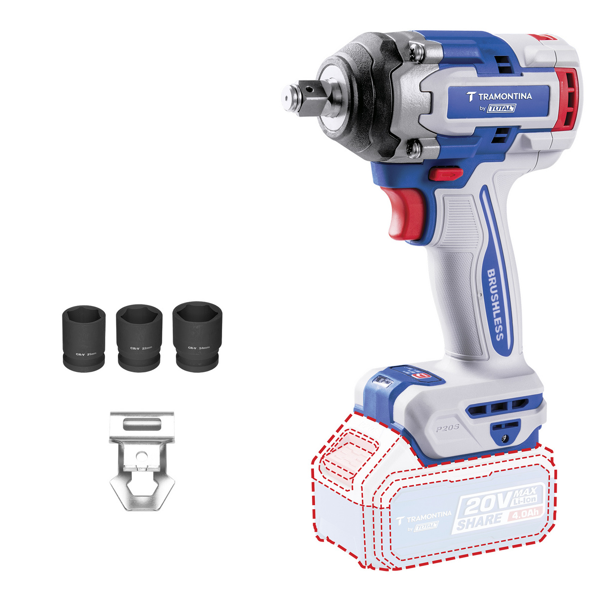 CHAVE IMPACTO 1/2POL 500 NM BL S/BA