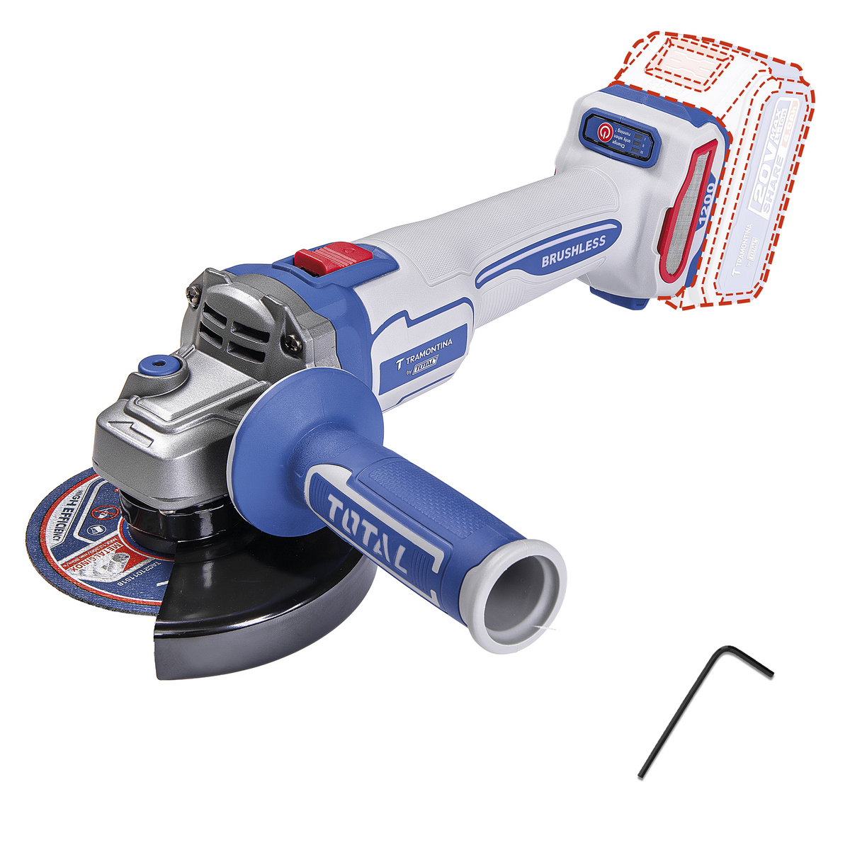 ESMERILHADEIRA ANG 5" 1200W BL S/BA