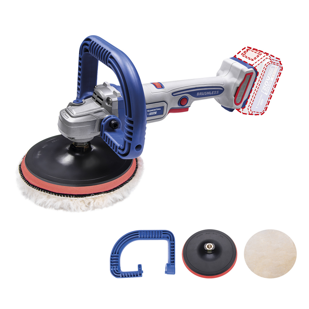 POLITRIZ 7" 20V BL S/BAT