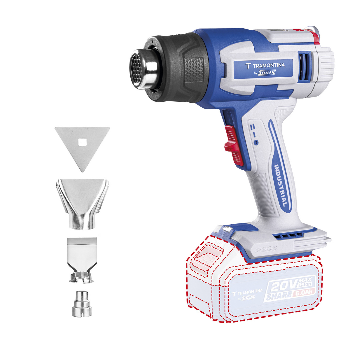 SOPRADOR TERMICO 20V 550GRC S/BAT