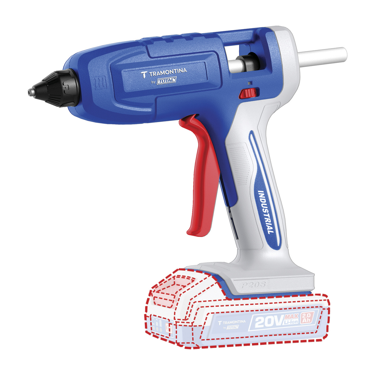 PISTOLA COLA QUENTE 20V S/BAT