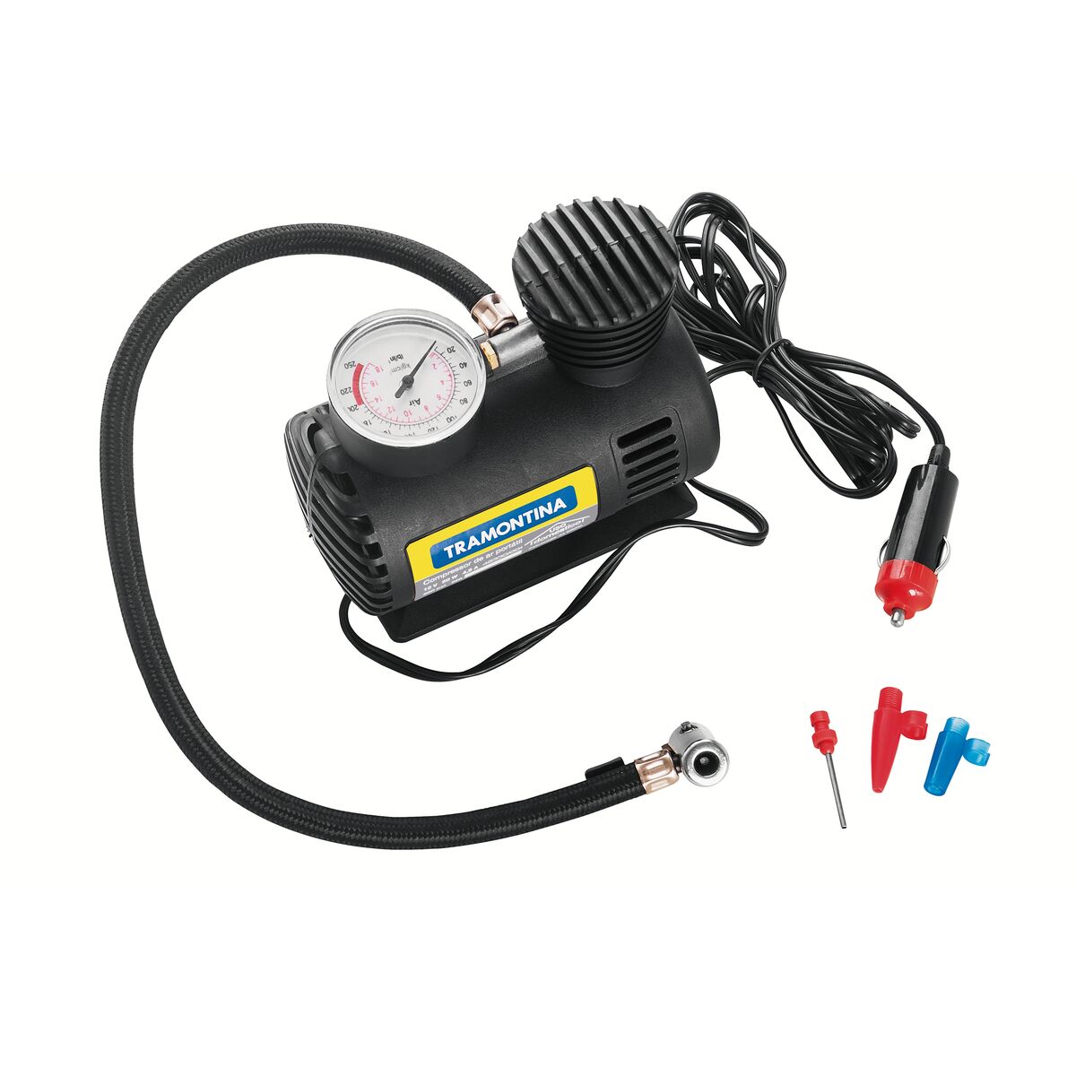 COMPRESSOR AR PORTATIL 12V - 50W