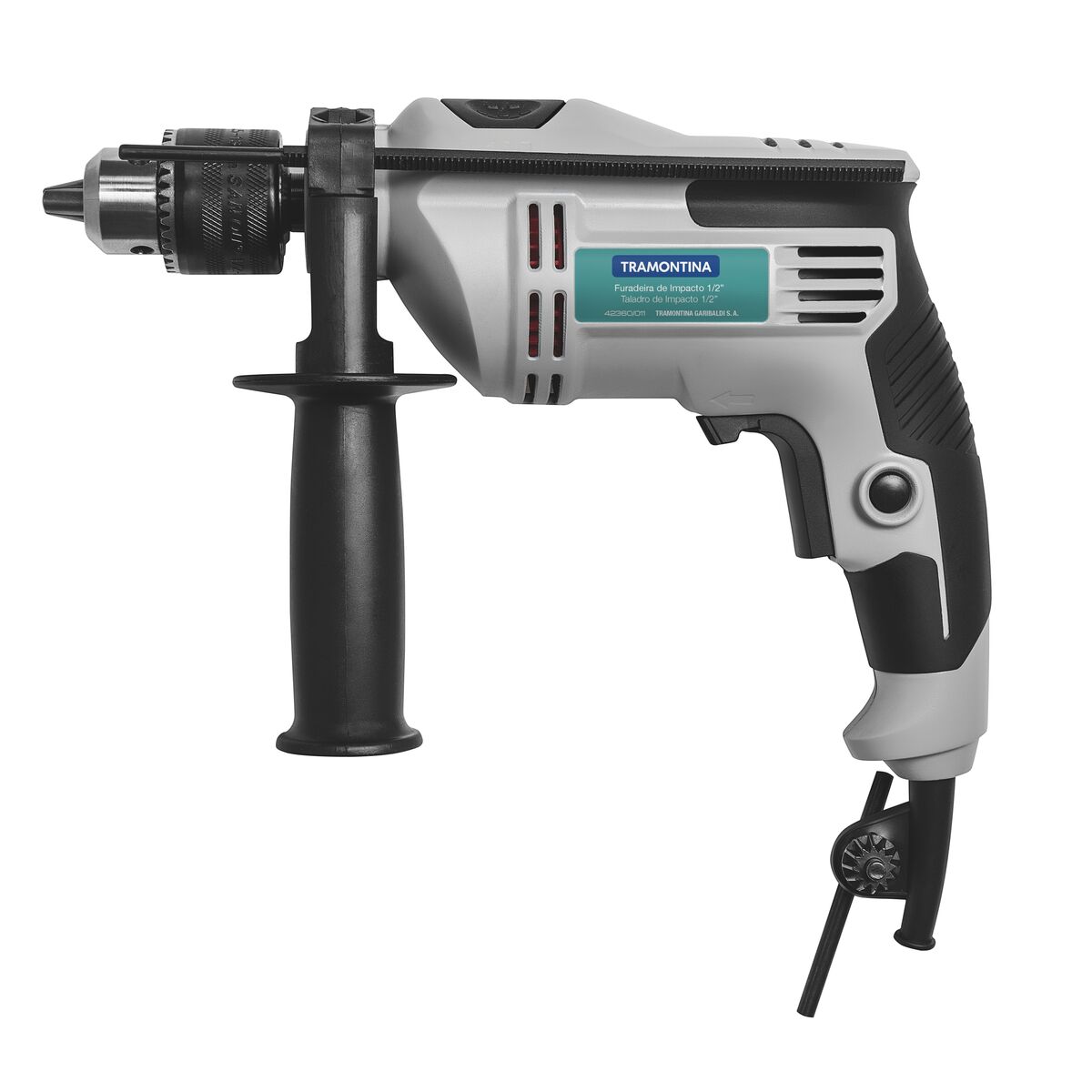 FURADEIRA IMPACTO 1/2 L.CINZA 127V