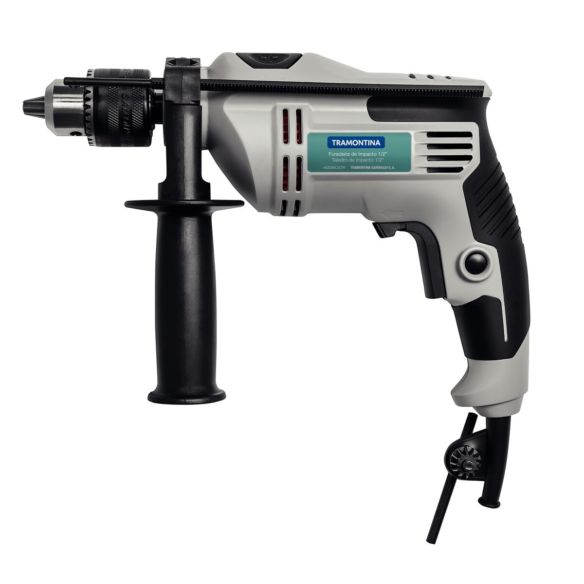 FURADEIRA IMPACTO 1/2 L.CINZA 220V