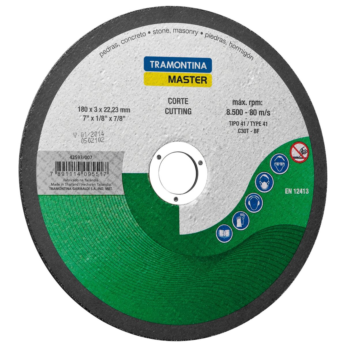 DISCO DE CORTE PARA PEDRA 7