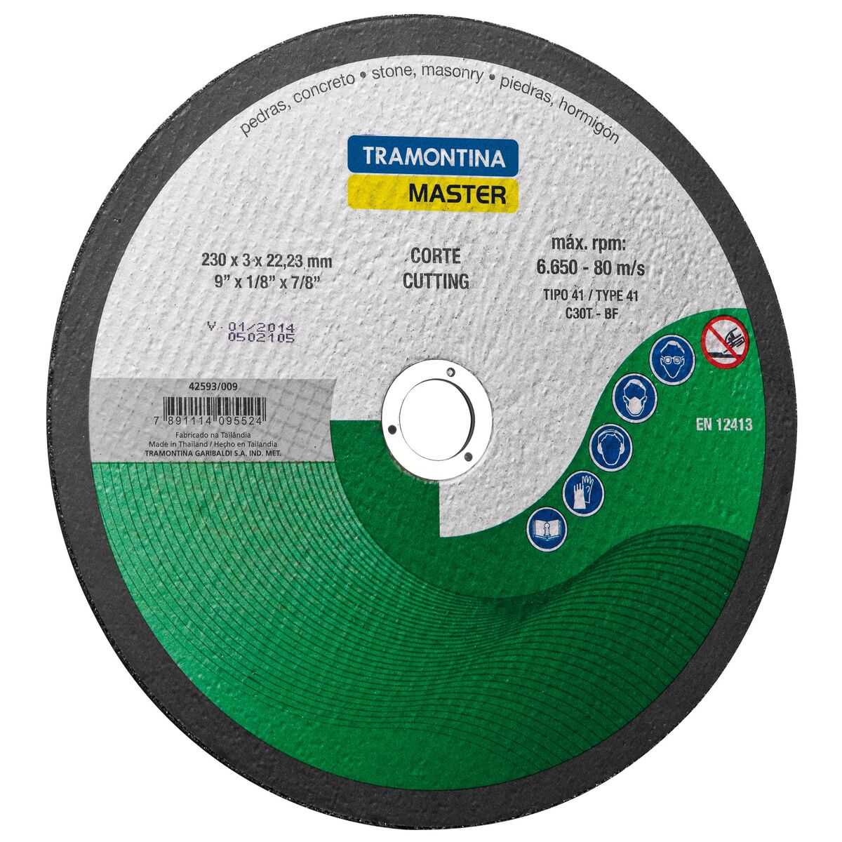 DISCO DE CORTE PARA PEDRAS 9