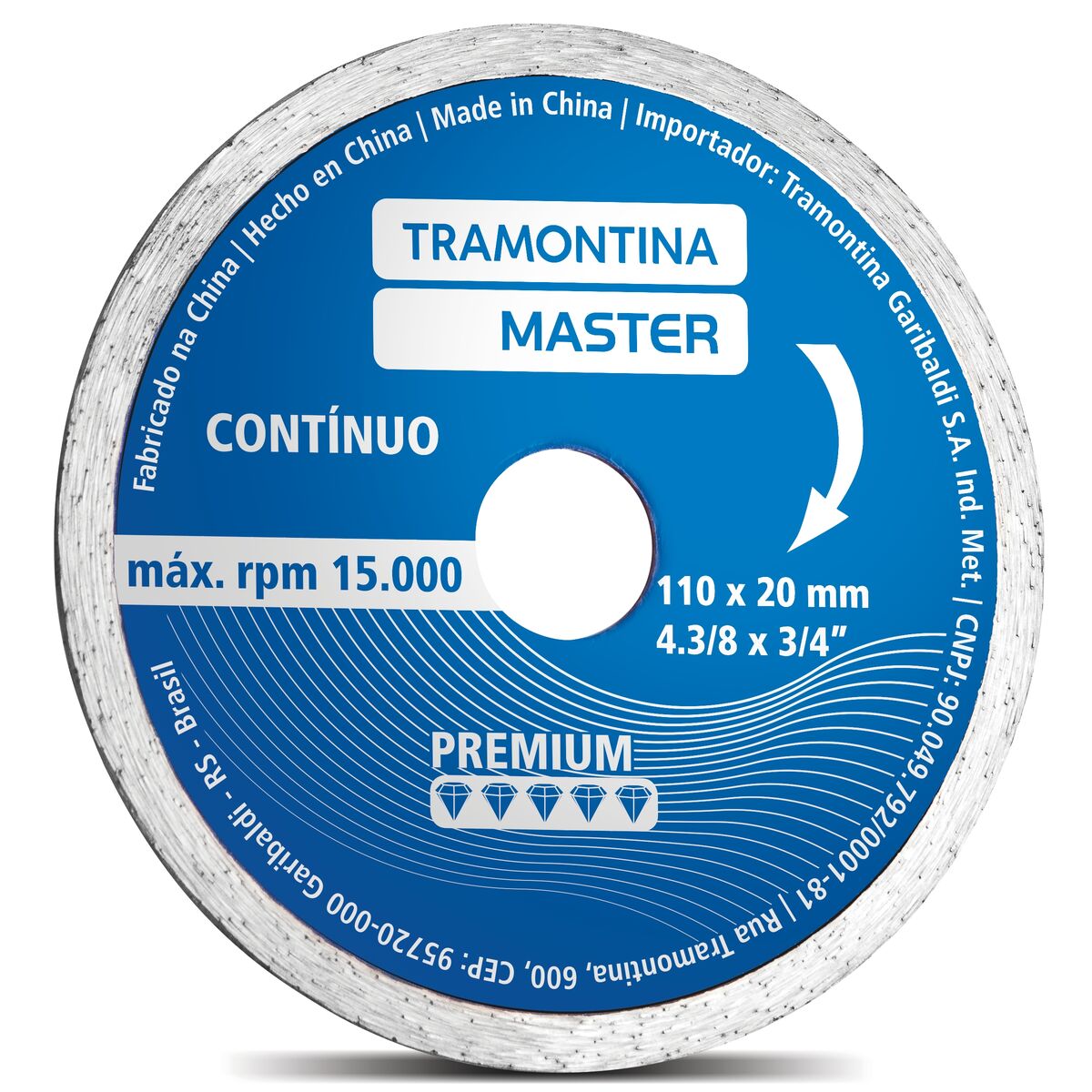 DIS. CORTE DIAMANTADO CONT. 4.3/8