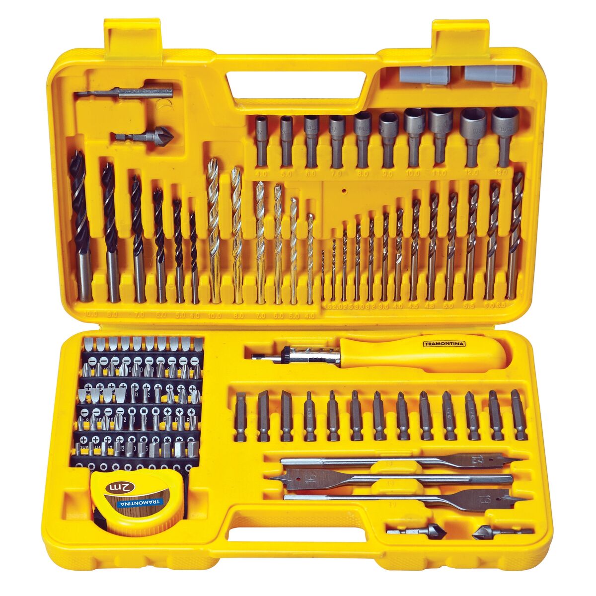 MALETA C/ BROCAS E PONTEIRAS 110PCS
