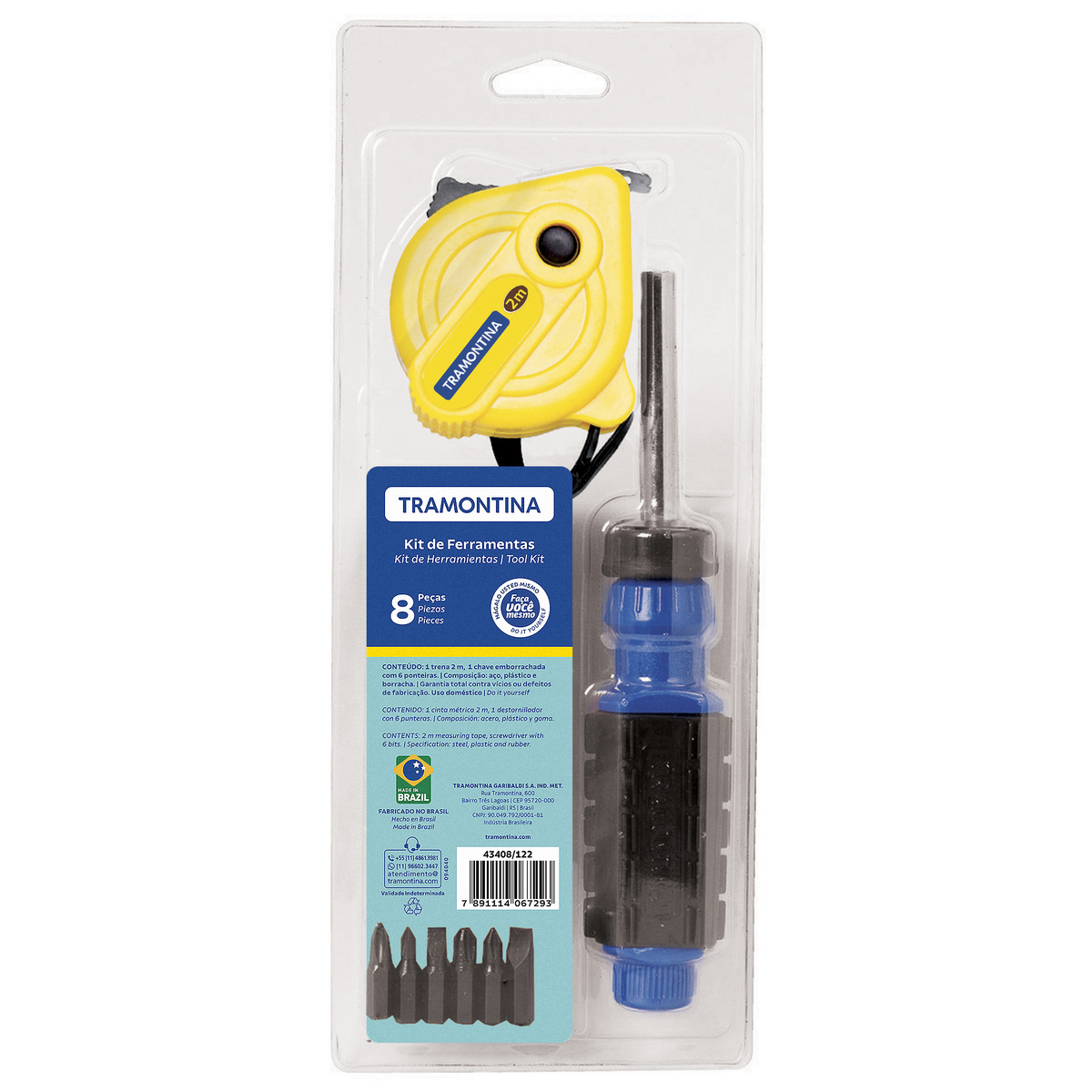 KIT DE FERRAMENTAS 8 PCS