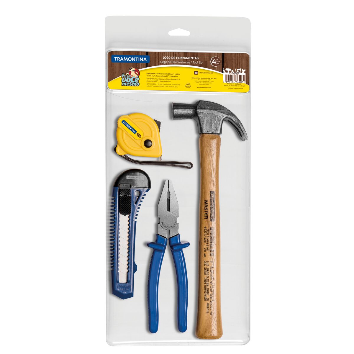 KIT DE FERRAMENTAS 4 PCS