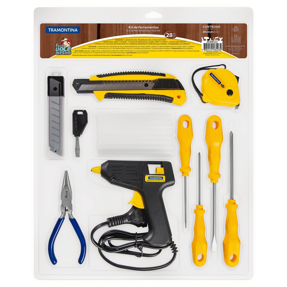 KIT DE FERRAMENTAS 28 PCS