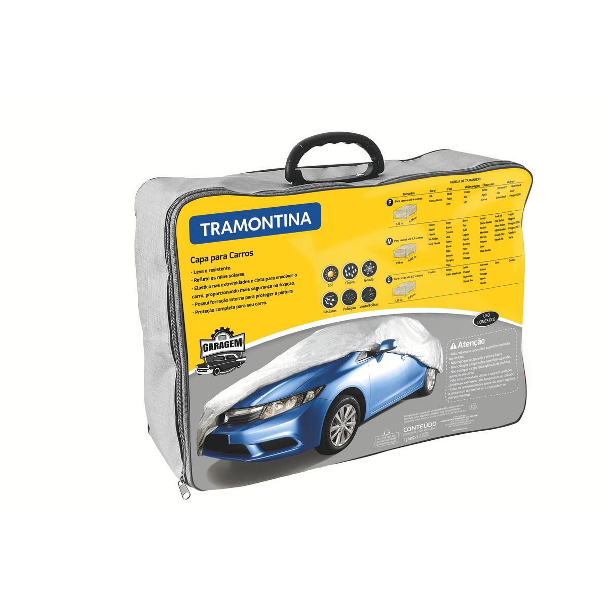 CAPA IMPERMEAVEL P/ CARROS TAM. M