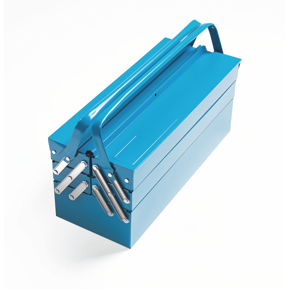 CAIXA FERRAMENTAS 5 GAVETAS AZUL