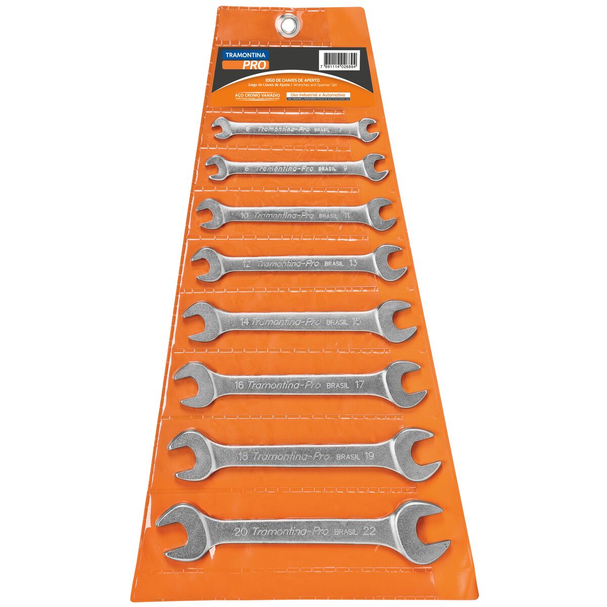 JOGO CHAVES FIXAS 8PCS