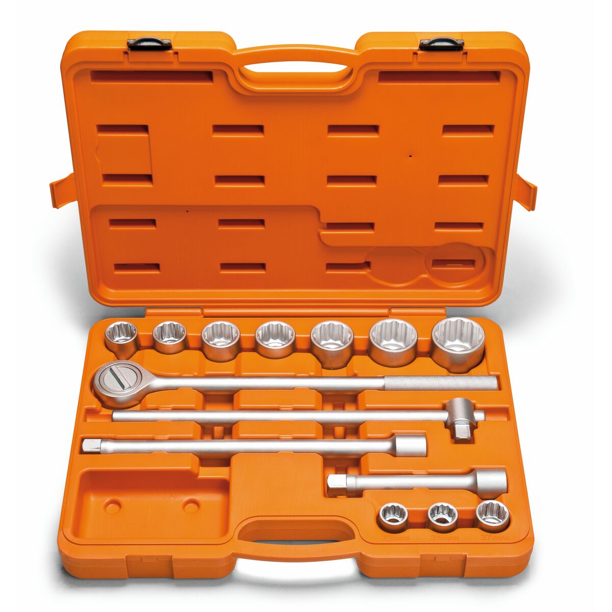 MALETA SOQUETES E ACESS. 3/4" 14PCS