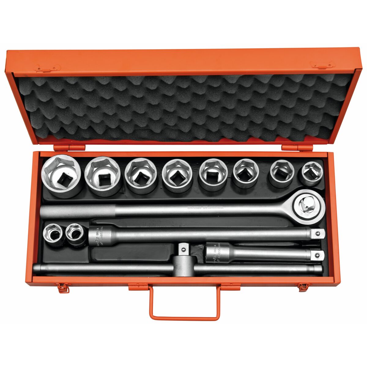 MALETA SOQUETES E ACESS. 3/4" 14PCS