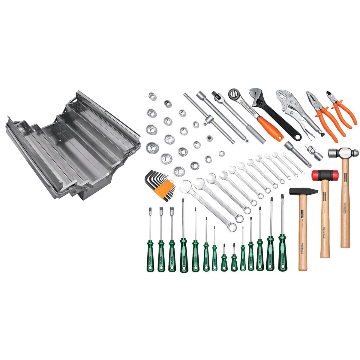 CAIXA INOX 65PCS