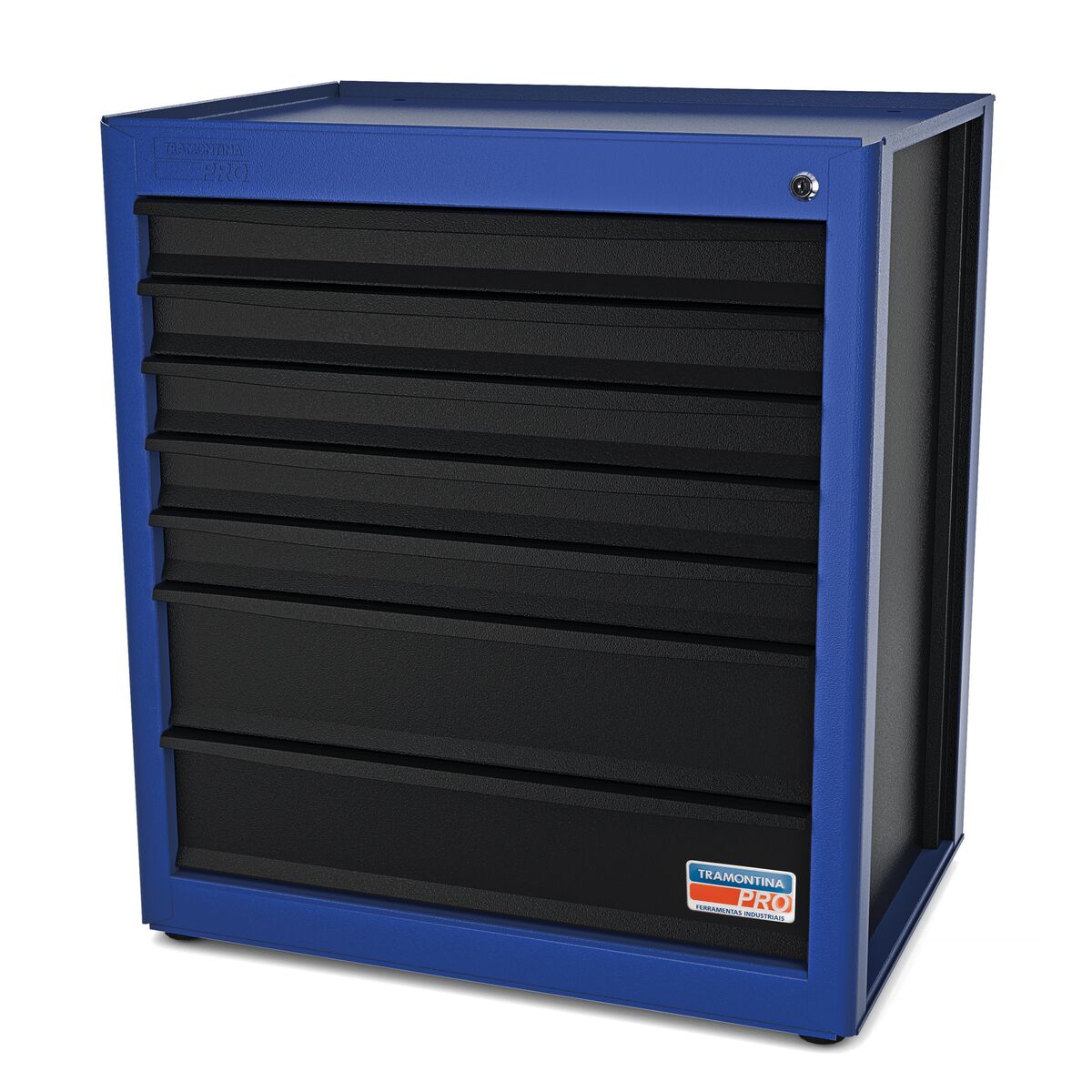 MODULO COM 7 GAVETAS AZUL