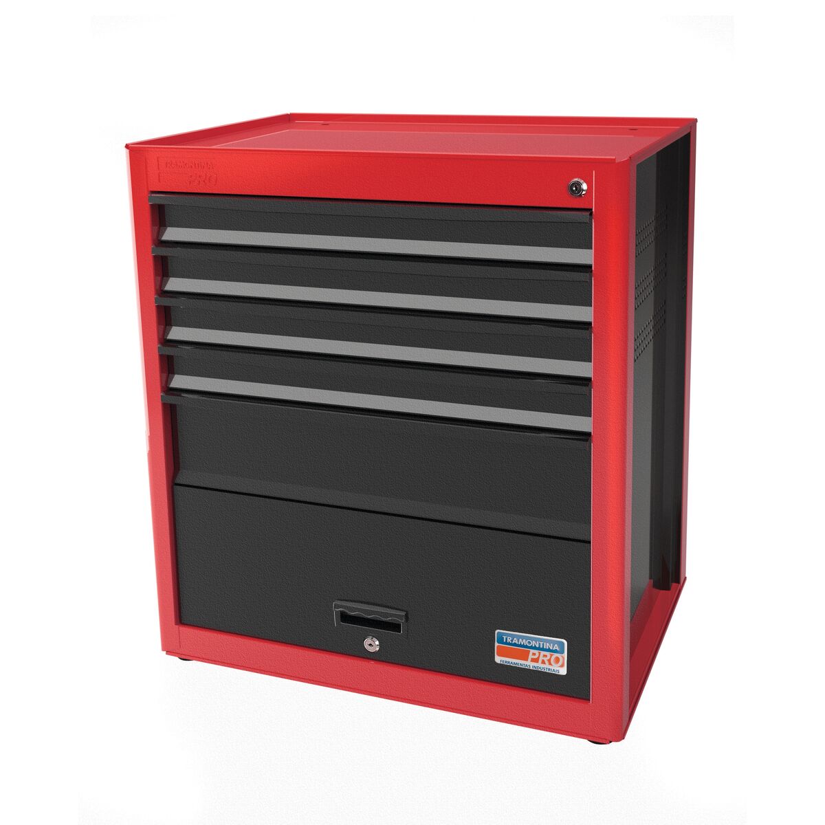 MODULO 5 GAVETAS E 1 PORTA VERMELHO