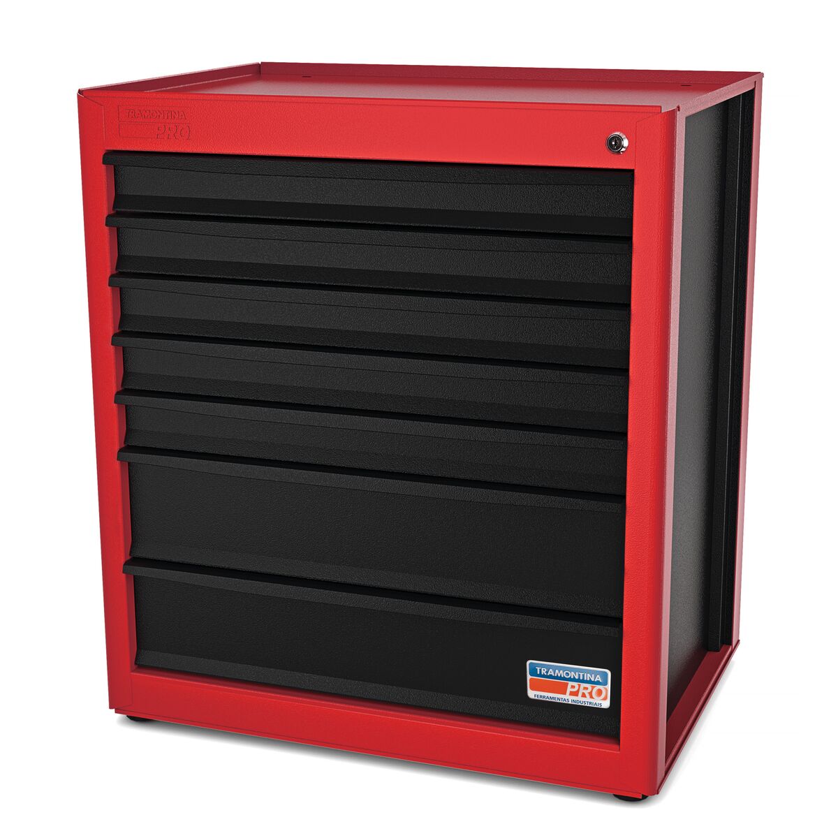 MODULO COM 7 GAVETAS VERMELHO