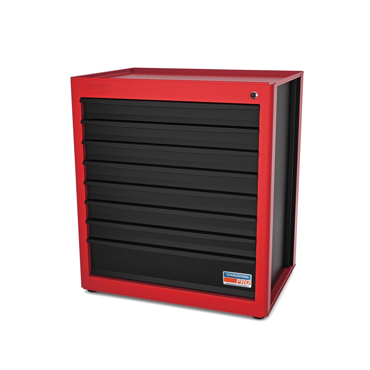 MODULO COM 8 GAVETAS VERMELHO