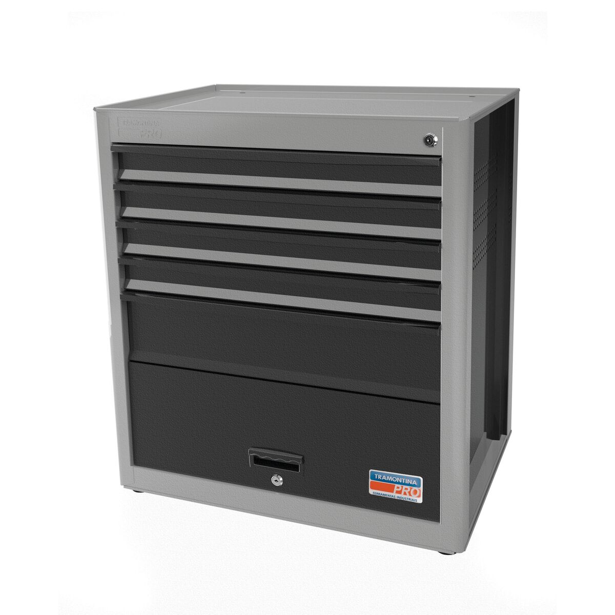 MODULO 5 GAVETAS E 1 PORTA CINZA