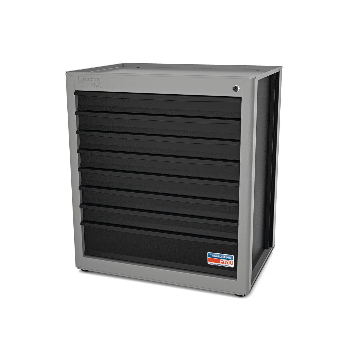 MODULO COM 8 GAVETAS CINZA
