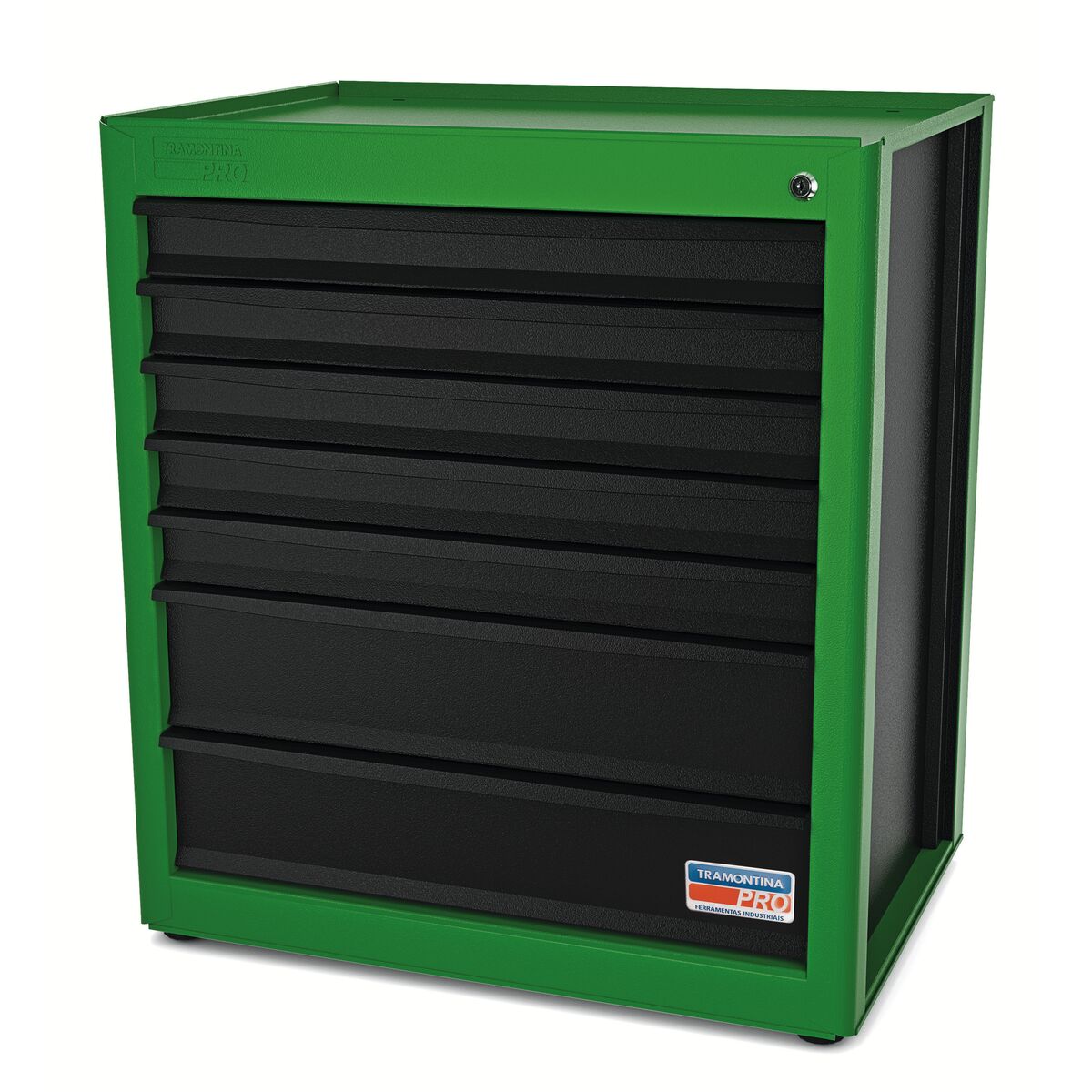 MODULO COM 7 GAVETAS VERDE