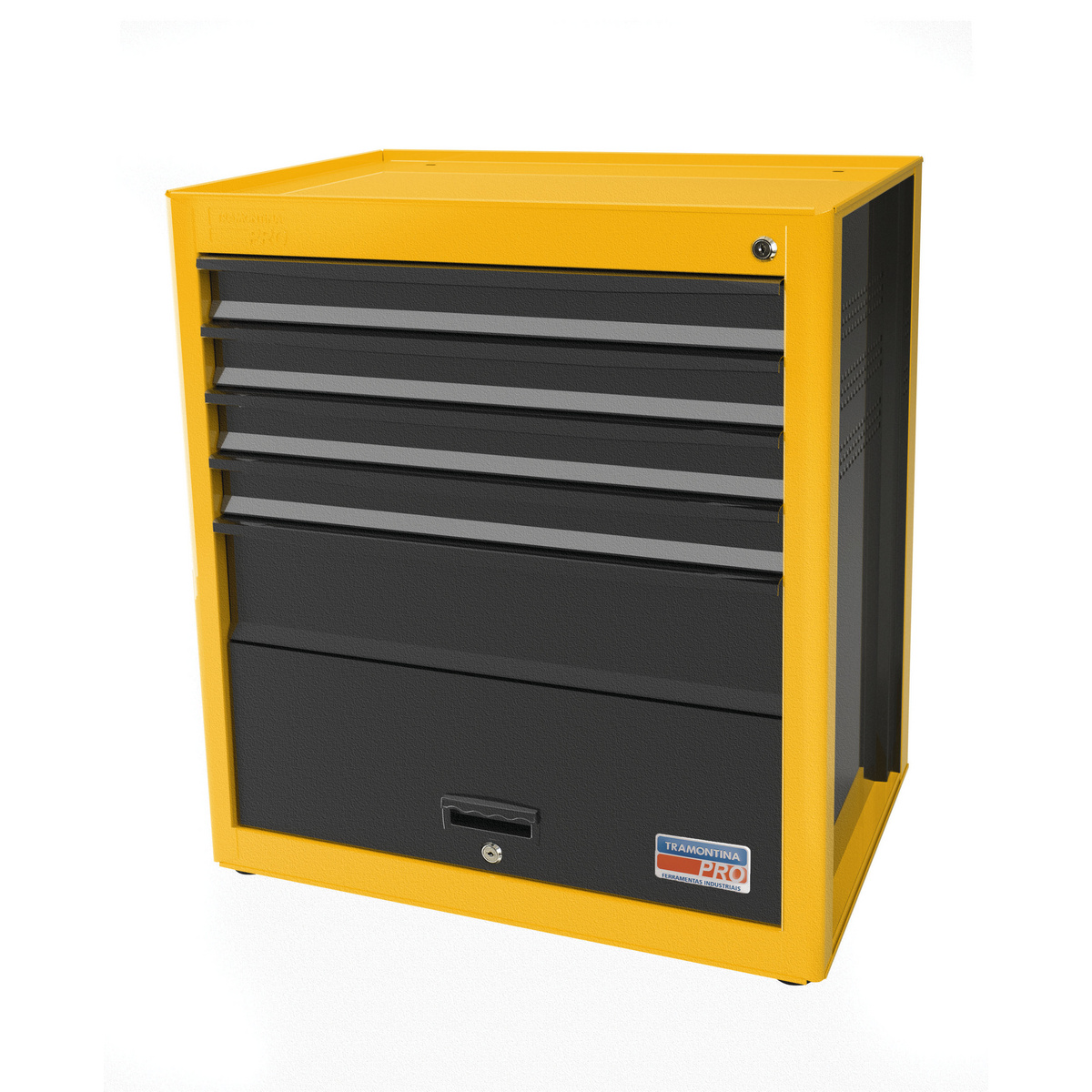 MODULO 5 GAVETAS E 1 PORTA AMARELO