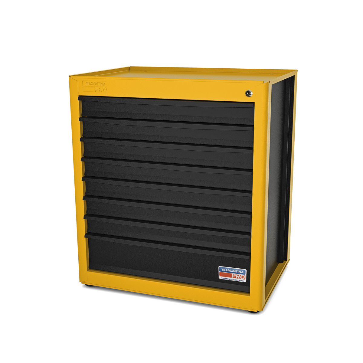 MODULO COM 8 GAVETAS AMARELO
