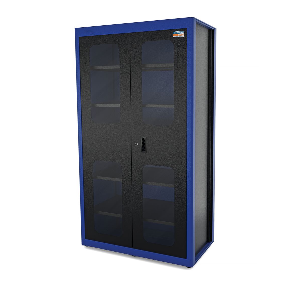 ARMARIO 2 PORTAS C/ VISORES AZUL