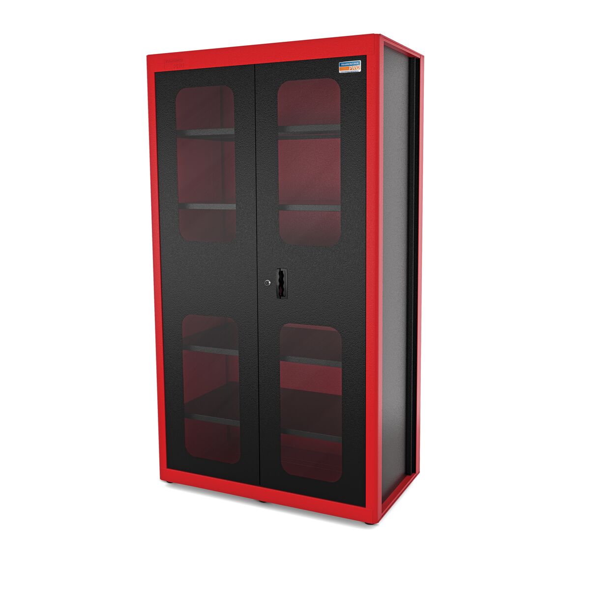 ARMARIO 2 PORTAS C/VISORES VERMELHO