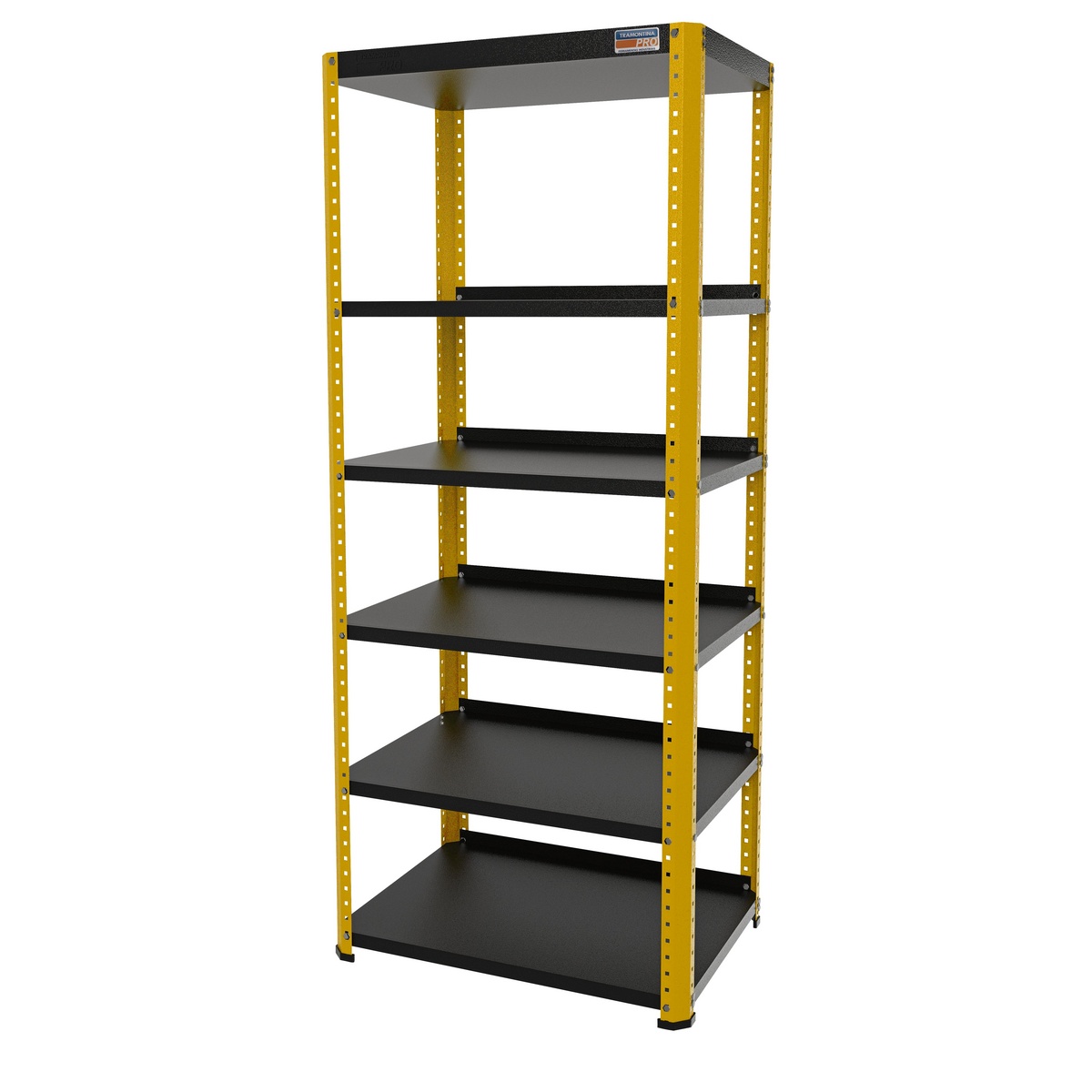 ESTANTE METALICA 6 PRAT. AMARELO