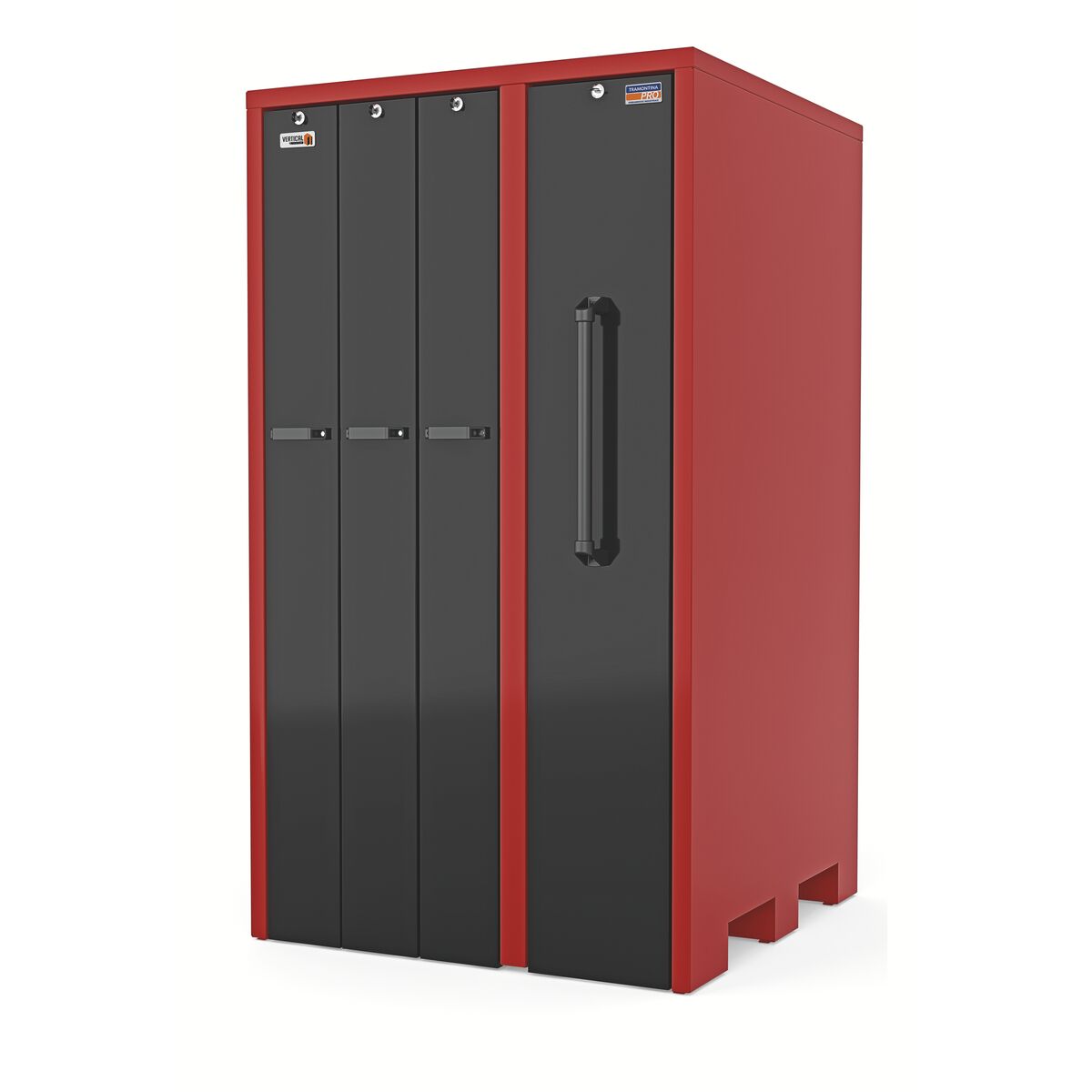 ARMARIO VERTICAL-VERMELHO