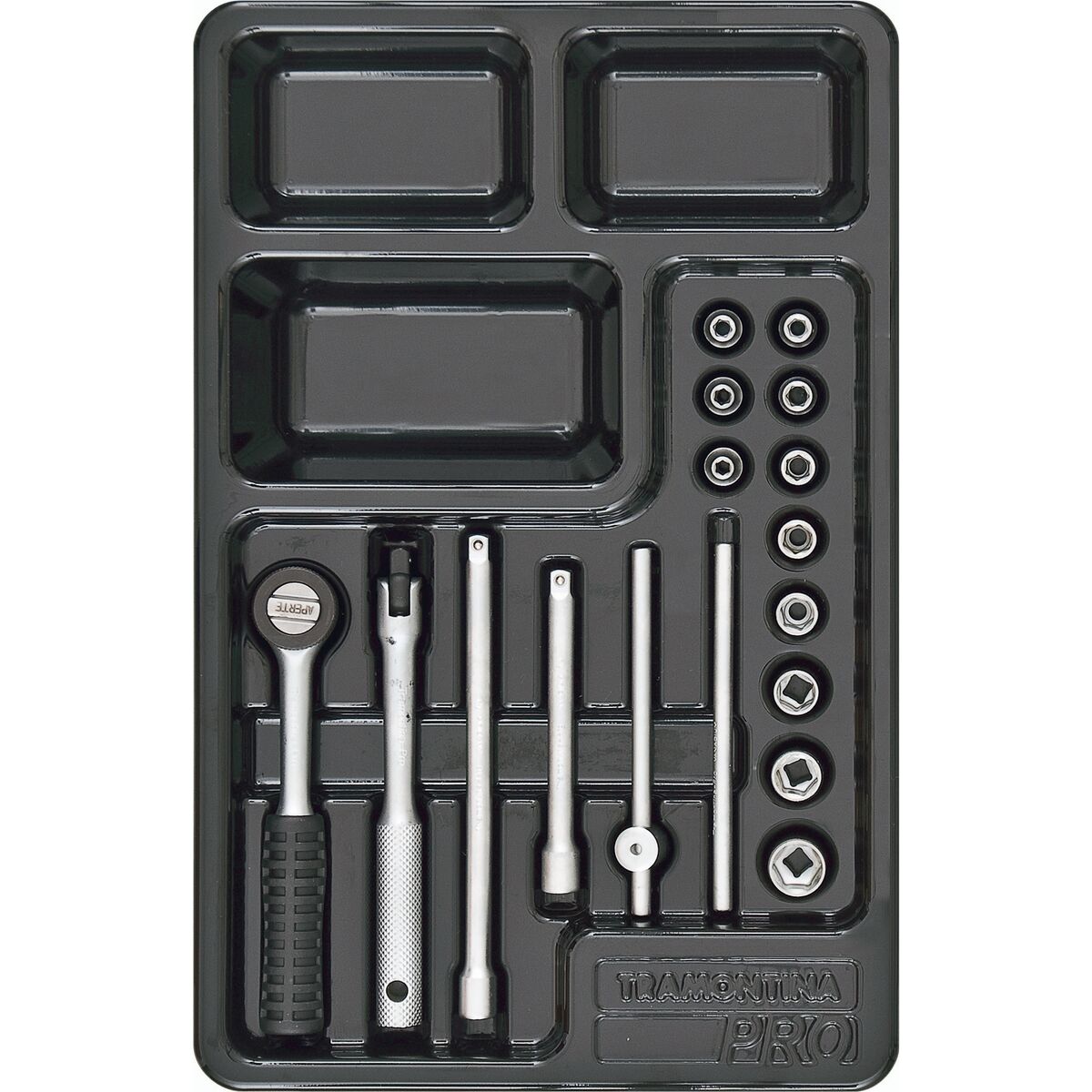 MODULO COM SOQUETES 1/4" 17 PCS