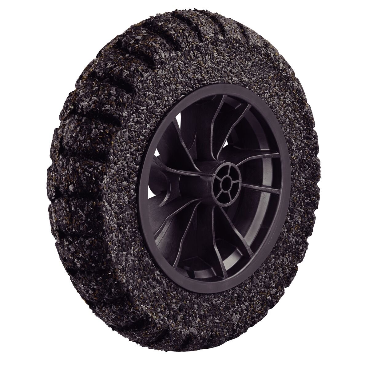 RODA PLAST PRETA PNEU MACICO P/CAR
