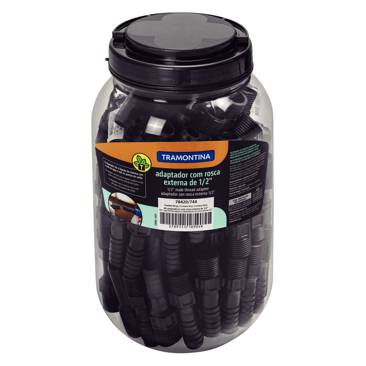 ADAPTADOR ROSCA EXT 1/2 POTE 100PCS