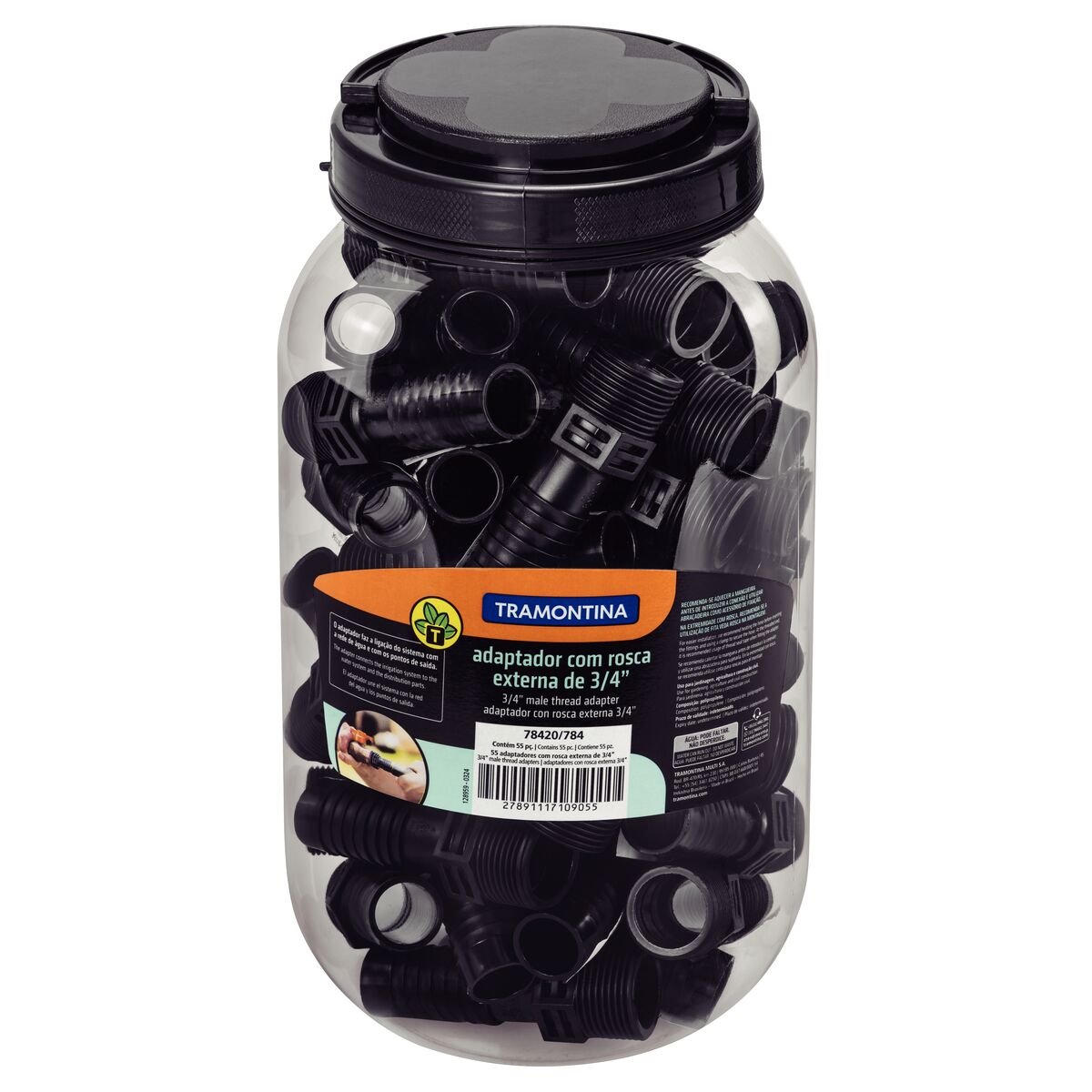 ADAPTADOR ROSCA EXT 3/4 POTE 55PCS