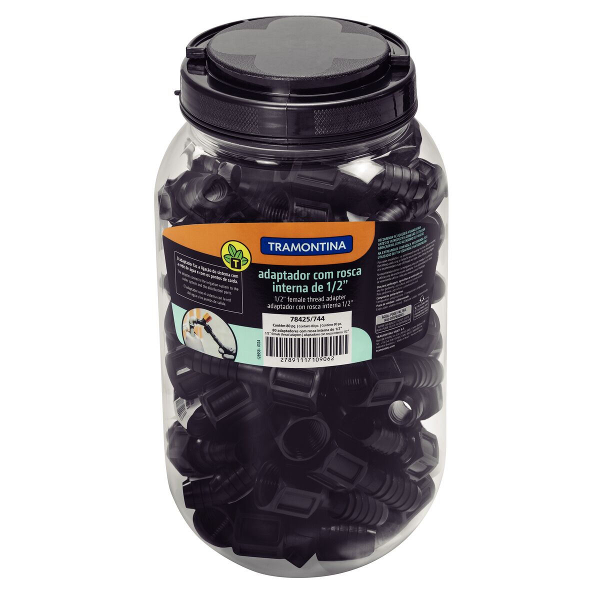 ADAPTADOR ROSCA INT 1/2 POTE 80PCS