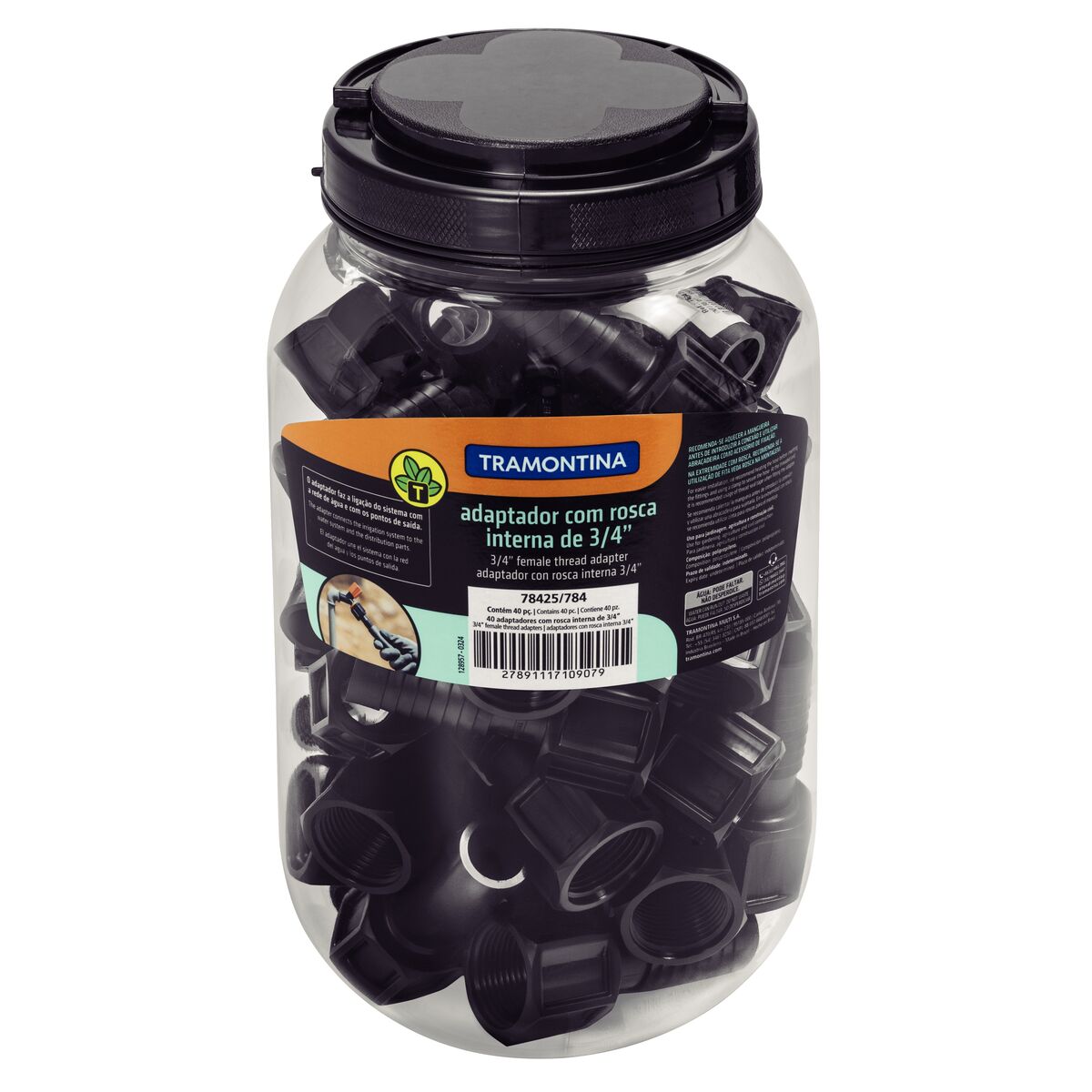 ADAPTADOR ROSCA INT 3/4 POTE 40PCS