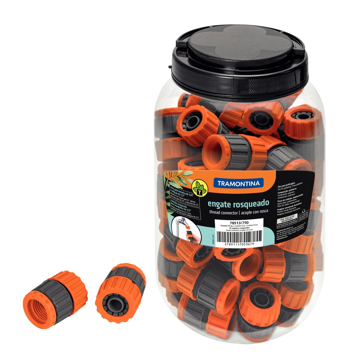 ADAPTADOR C/ENG ROSQ JARD POT 55PCS